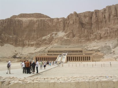 Approach to Hatshepsut's temple